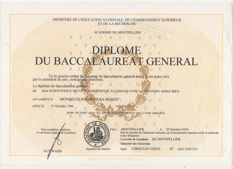 Vrai diplôme territoire d'outre mer / Acheter diplôme 