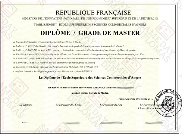 Acheter un diplôme en France en urgence ■