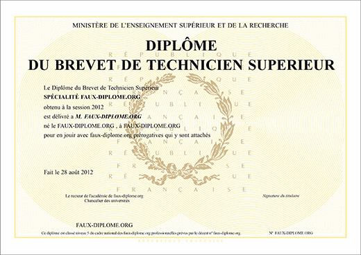 Acheter un diplome authentique